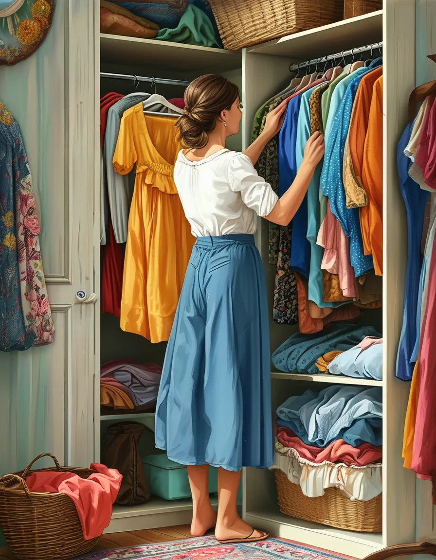 The One-In-One-Out Wardrobe: The Rule That Ends Re-Cluttering Forever